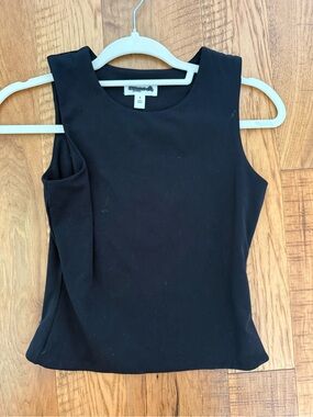 Black Sleeveless Tank Top by Open Edit